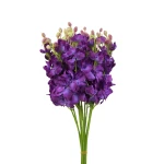 Kwiat sztuczny ostróżka na piku w kolorze ciemnym fiolecie 44 cm
