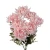 Sztuczny bukiet chryzantem x7 z dodatkami w kolorze różowym 44 cm