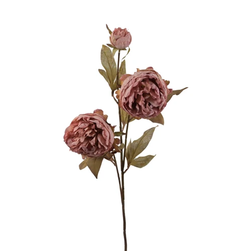 Sztuczna piwonia gałązkowa w kolorze różowym 70 cm