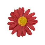 Sztuczna główka margaretki w kolorze czerwonym 6 cm