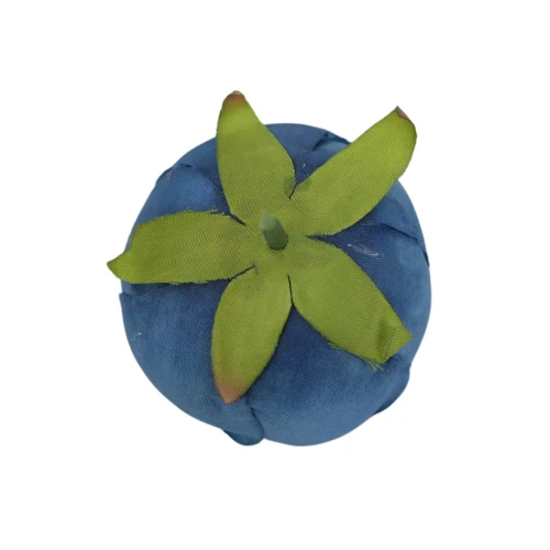Sztuczna główka pełnik delikatnie podsuszana w kolorze niebieskim 6 cm