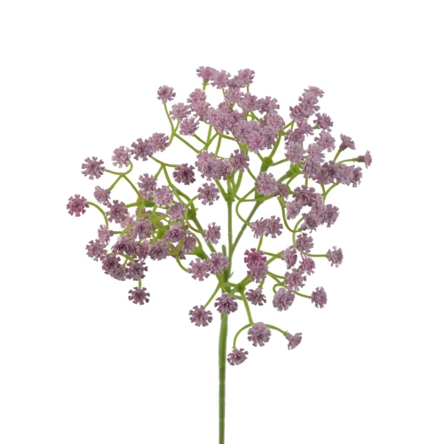 Sztuczna gumowa gipsówka w kolorze fiołkowo/różowym 50 cm