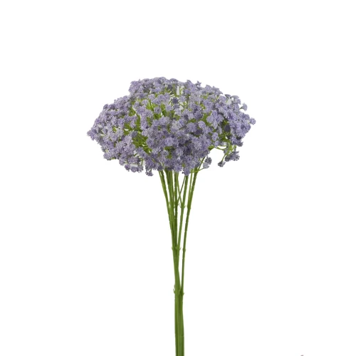 Sztuczna gumowa gipsówka w kolorze fioletowym 50 cm