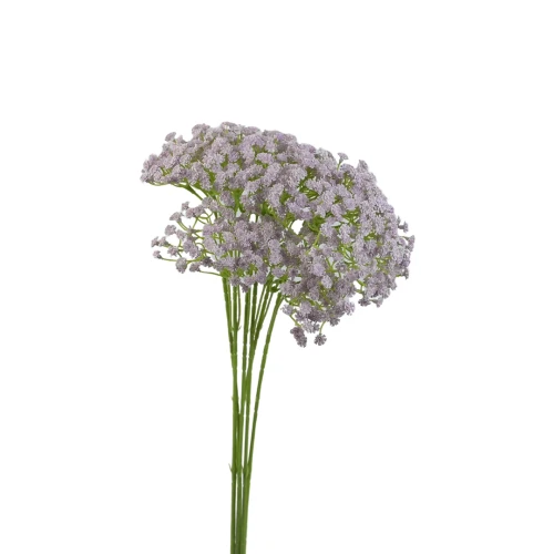 Sztuczna gumowa gipsówka w kolorze pudrowym fiolecie 50 cm