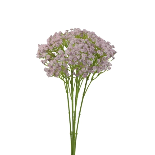 Sztuczna gumowa gipsówka w kolorze pudrowym różu 50 cm