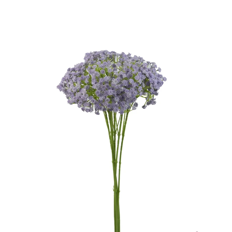 Sztuczna gumowa gipsówka w kolorze fioletowym 50 cm