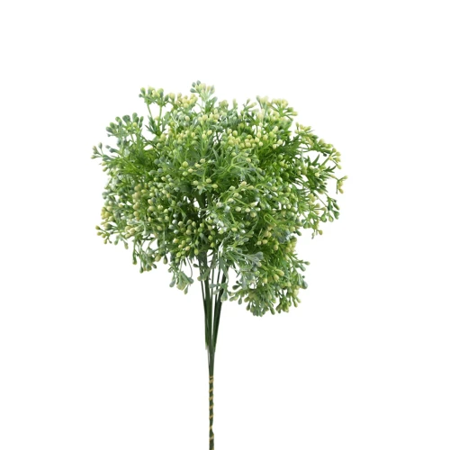 Sztuczna pięknotka na piku w kolorze białym 48 cm