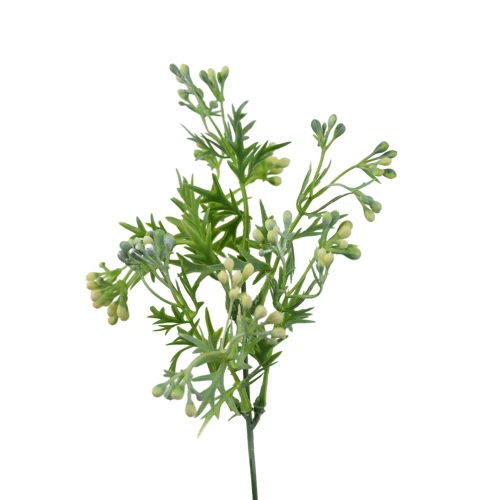 Sztuczna pięknotka na piku w kolorze białym 48 cm