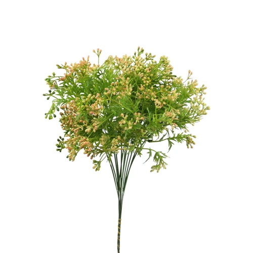 Sztuczna pięknotka na piku w kolorze biało/czerwonym 48 cm