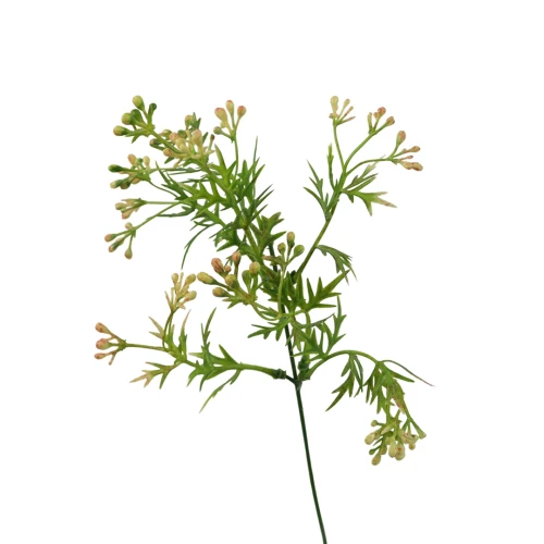 Sztuczna pięknotka na piku w kolorze biało/czerwonym 48 cm