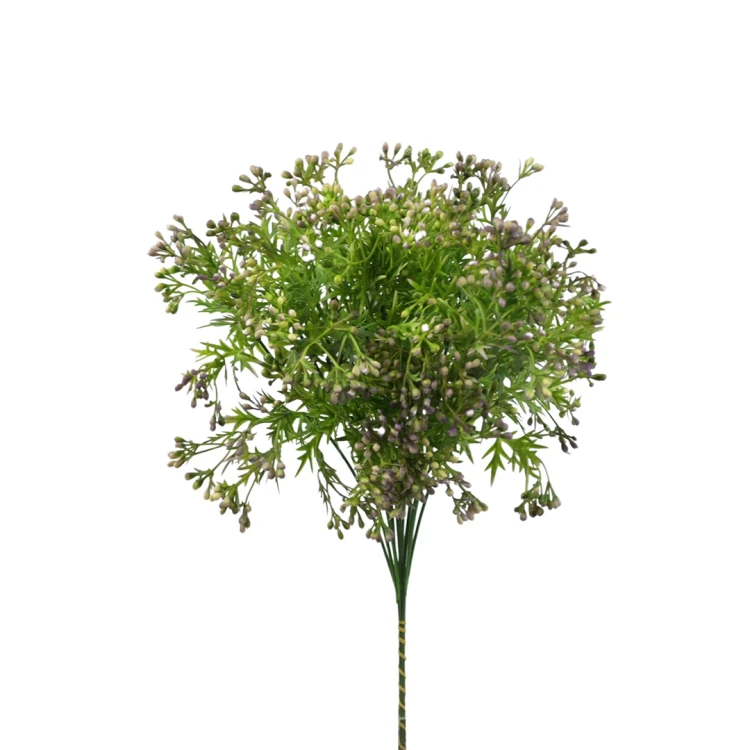Sztuczna pięknotka na piku w kolorze brudnym fiolecie 48 cm