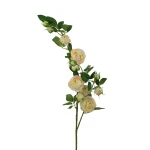 Kwiat sztuczny, gałązka dzikiej róży w kolorze brzoskwiniowym 80 cm