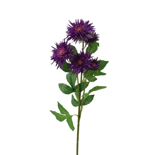 Sztuczny pojedynczy aster w kolorze fioletowym 70 cm