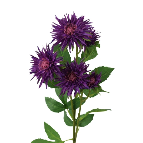 Sztuczny pojedynczy aster w kolorze fioletowym 70 cm
