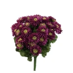 Sztuczny bukiet astrów mix 3 w kolorze fuksji 40 cm