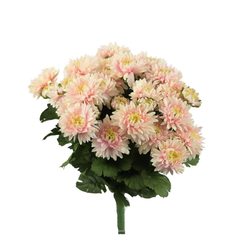 Sztuczny bukiet astrów mix 3 w kolorze jasno różowym 40 cm