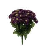Sztuczny bukiet astrów mix 5 w kolorze ciemnym fiolecie 40 cm