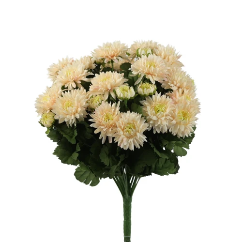 Sztuczny bukiet astrów mix 5 w kolorze chałwy 40 cm