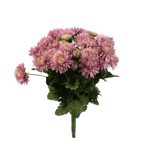 Sztuczny bukiet astrów mix 5 w kolorze brudnym fiolecie 40 cm