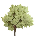 Sztuczny duży liść klonu w kolorze jasno zielonym 68 cm