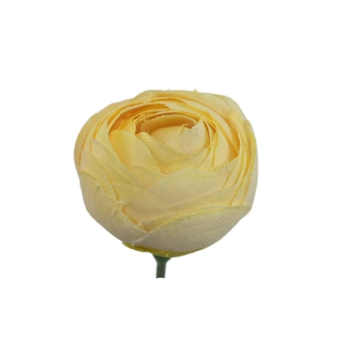 Sztuczny mini pełnik w kolorze jasno żółtym 3 cm