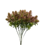 Sztuczny oset na piku w kolorze różowym 34 cm