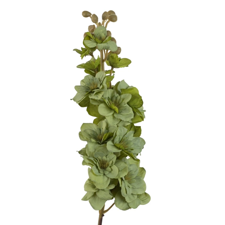 Sztuczna ostróżka w kolorze zielonym 86 cm
