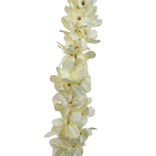 Sztuczna wisteria w kolorze kremowym 120 cm