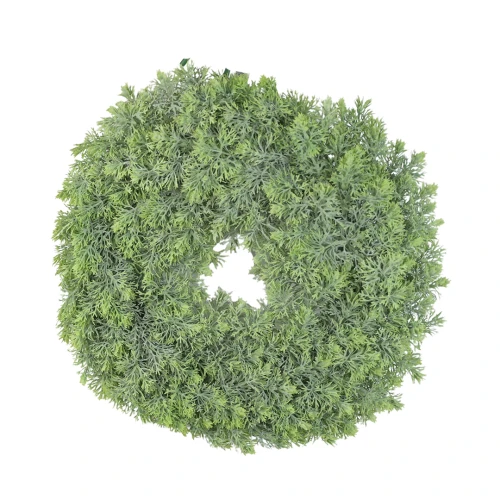 Sztuczny wianek wodorost w kolorze zielonym 42 cm