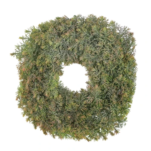 Sztuczny wianek wodorost w kolorze brązowo/zielonym 42 cm