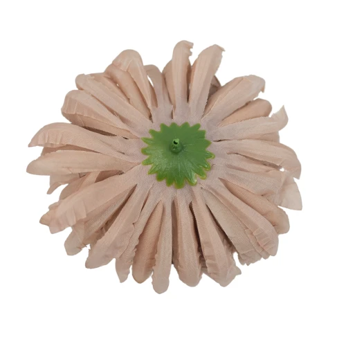 Sztuczna chryzantema ananas w kolorze brązowym 14 cm