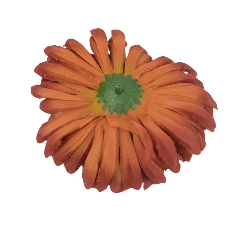 Sztuczna chryzantema ananas w kolorze ciemniej herbaty 14 cm