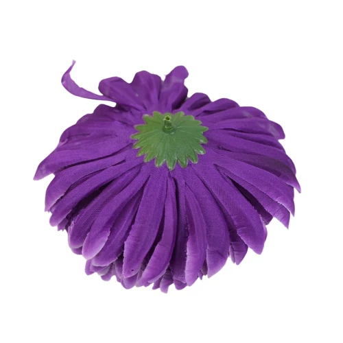 Sztuczna chryzantema ananas w kolorze fioletowo/kremowym 14 cm