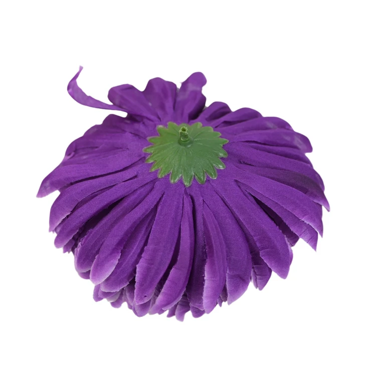 Sztuczna chryzantema ananas w kolorze fioletowo/kremowym 14 cm