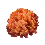 Sztuczna chryzantema ananas w kolorze pomarańczowo podpalanym 14 cm