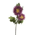 Sztuczna gałązkowa chryzantema w kolorze fioletowym 90 cm