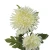 Sztuczna gałązkowa chryzantema w kolorze kremowym 90 cm