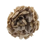 Kwiat sztuczny głowa piwonii w kolorze brązowo/szarym 18 cm