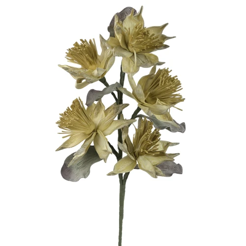 Sztuczny kwiat piankowy x5 w kolorze zielonym 95 cm