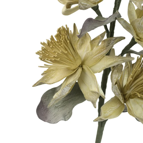 Sztuczny kwiat piankowy x5 w kolorze zielonym 95 cm