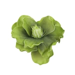 Sztuczna głowa piankowa w kolorze zielonym 23 cm