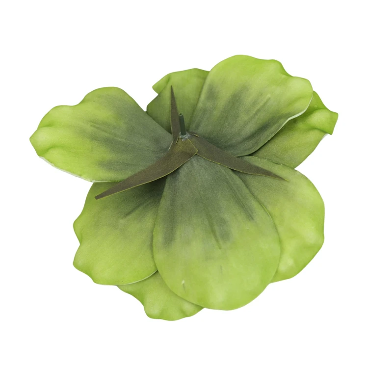 Sztuczna głowa piankowa w kolorze zielonym 28 cm