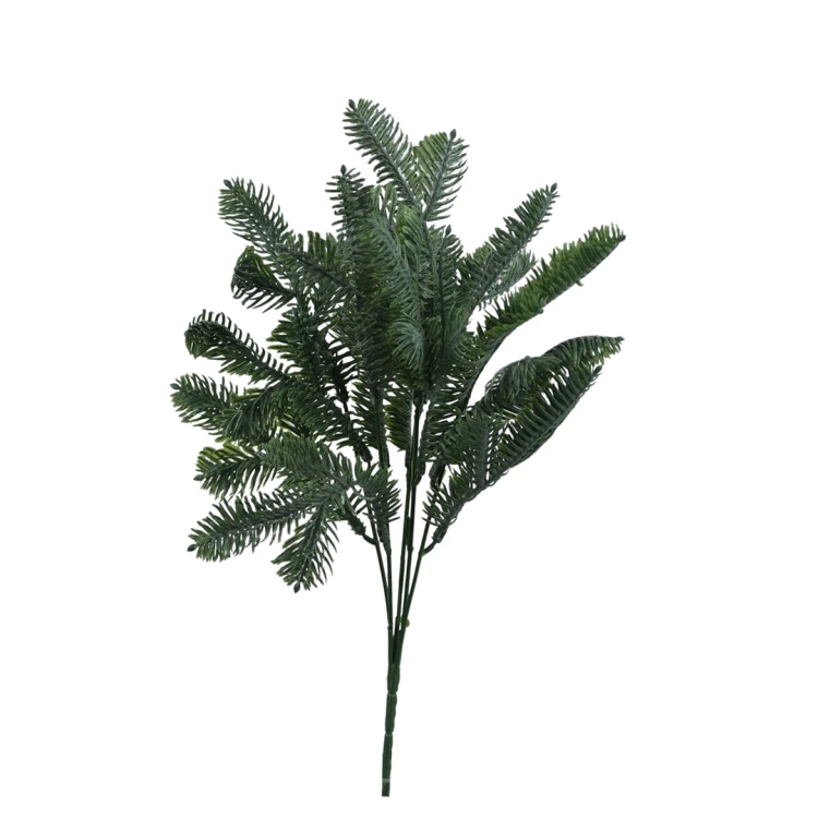 Sztuczny bukiet sosny w kolorze zielono/szarym 37 cm