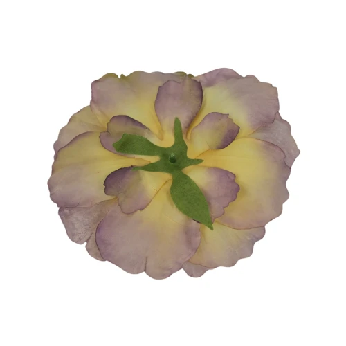 Sztuczna głowa piwonii w kolorze brudnym fiolecie 16 cm