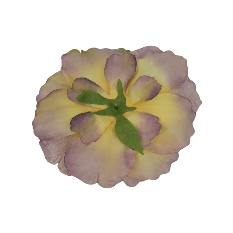 Sztuczna głowa piwonii w kolorze brudnym fiolecie 16 cm