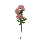 Sztuczny pojedynczy aster w kolorze brudnym różu 70 cm