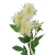 Sztuczny pojedynczy aster w kolorze białym 70 cm