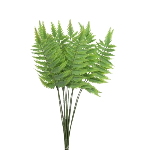 Sztuczna paprotka leśna w kolorze zielono/szarym 30 cm