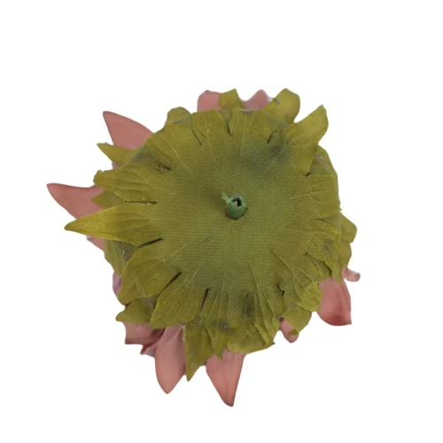 Sztuczna głowa protei w kolorze fiołkowo/różowym 12 cm