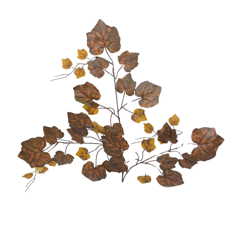 Sztuczny liść winogrono w kolorze brązowym 70 cm